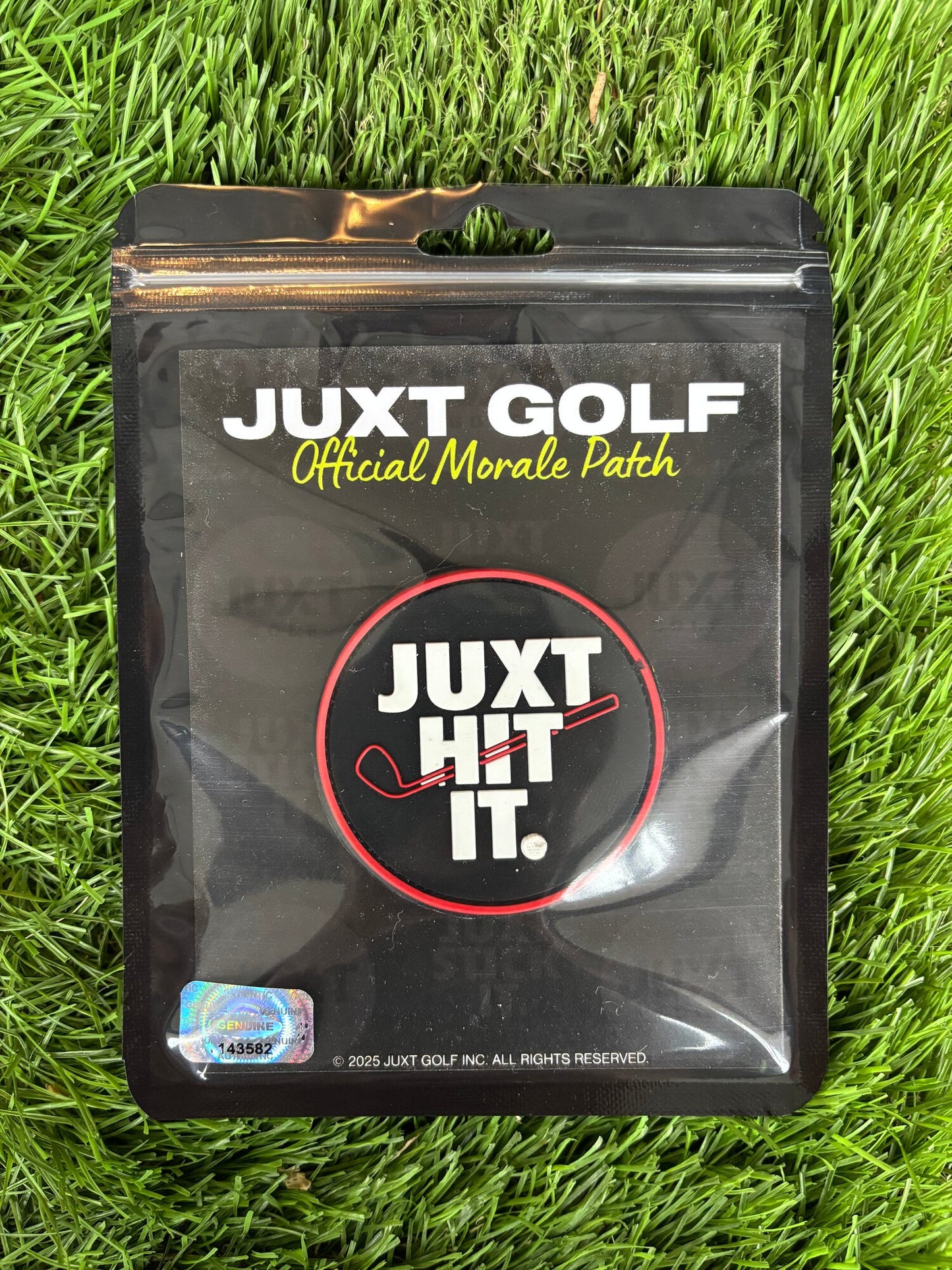 JUXT HIT IT 3D Golf Morale Patch