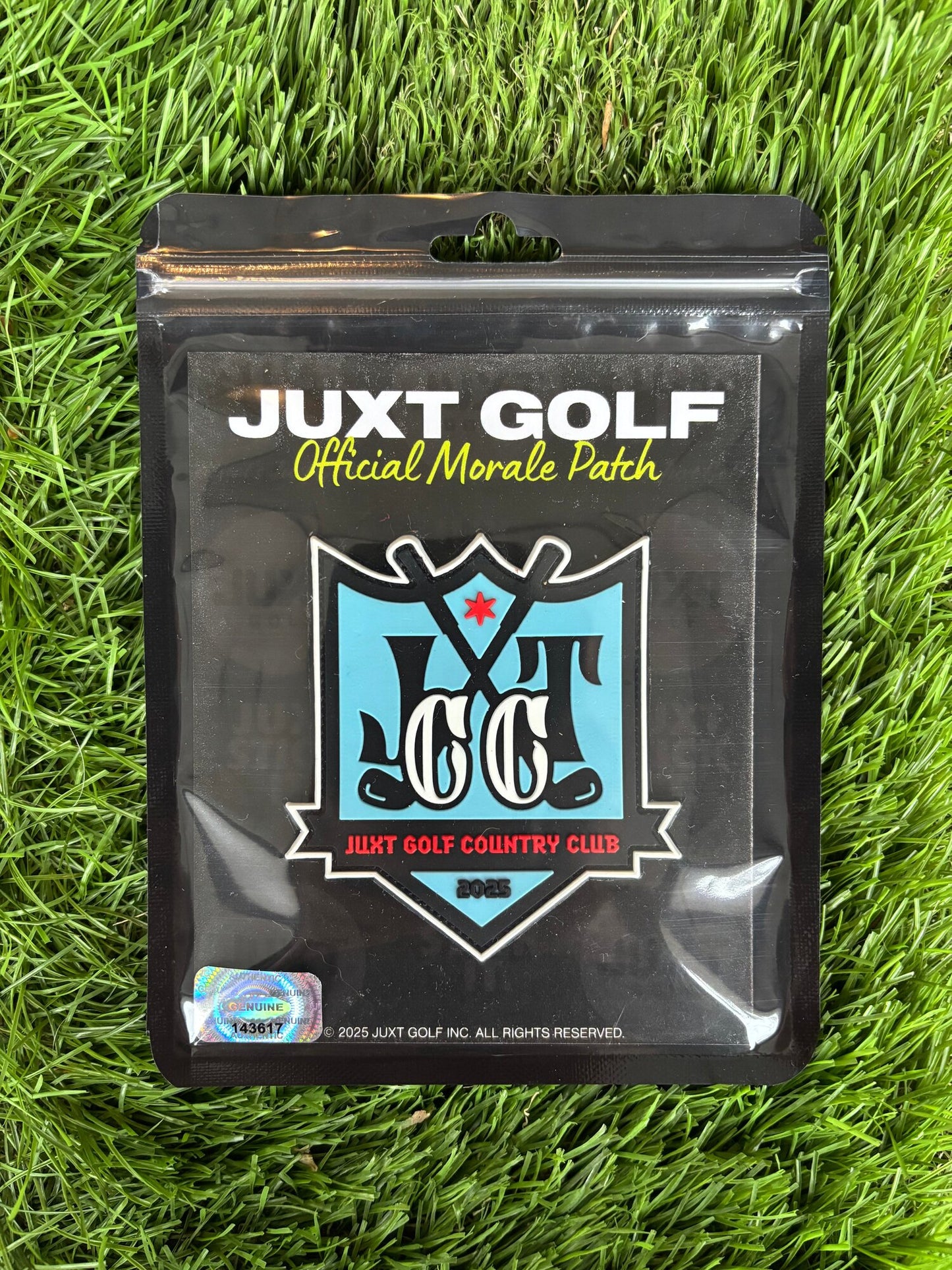 JUXT COUNTRY CLUB 3D Golf Morale Patch