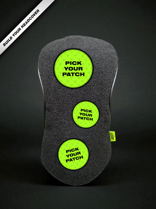 JUXT 'Stick It' Driver Headcover:  PICK 3 ANY PATCHES