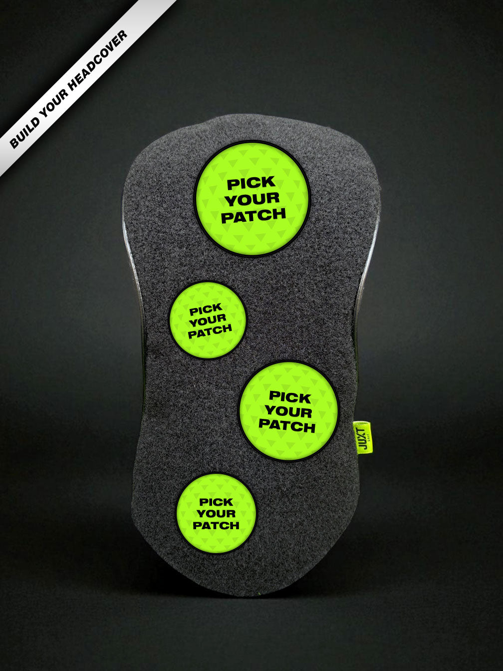JUXT 'Stick It' Driver Headcover:  PICK ANY 4 PATCHES