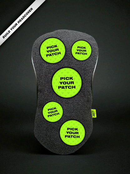 JUXT 'Stick It' Driver Headcover: PICK ANY 5 PATCHES