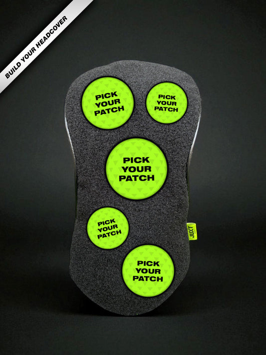 JUXT 'Stick It' Driver Headcover: PICK ANY 5 PATCHES