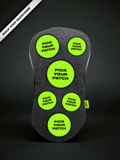 JUXT 'Stick It' Driver Headcover: PICK ANY 6 PATCHES