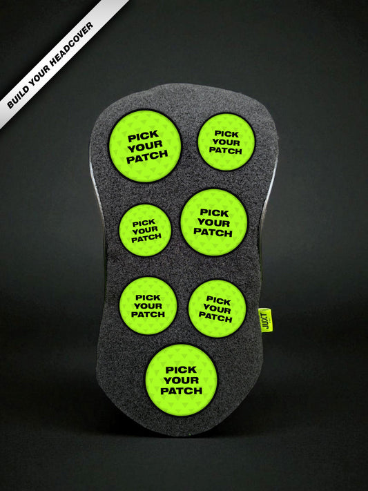 JUXT 'Stick It' Driver Headcover: PICK ANY 7 PATCHES
