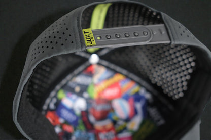 JUXT 'Stick it' Black Rope Golf Hat - Pick 3 Patches!