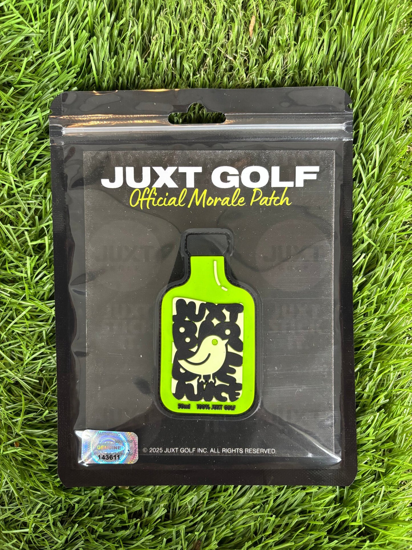 BIRDIE JUICE 3D Golf Morale Patch