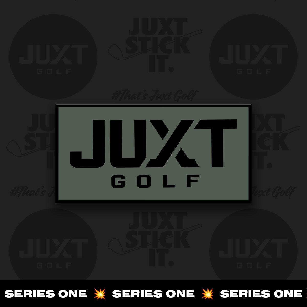 JUXT Golf Logo 3D Golf Morale Patch