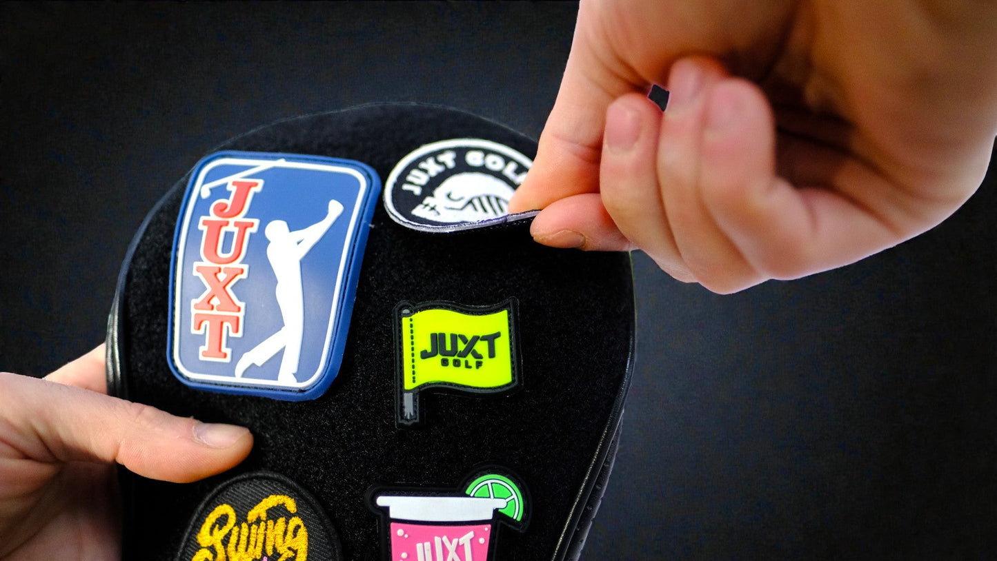 JUXT 'Stick It' Driver Headcover:  PICK 3 ANY PATCHES