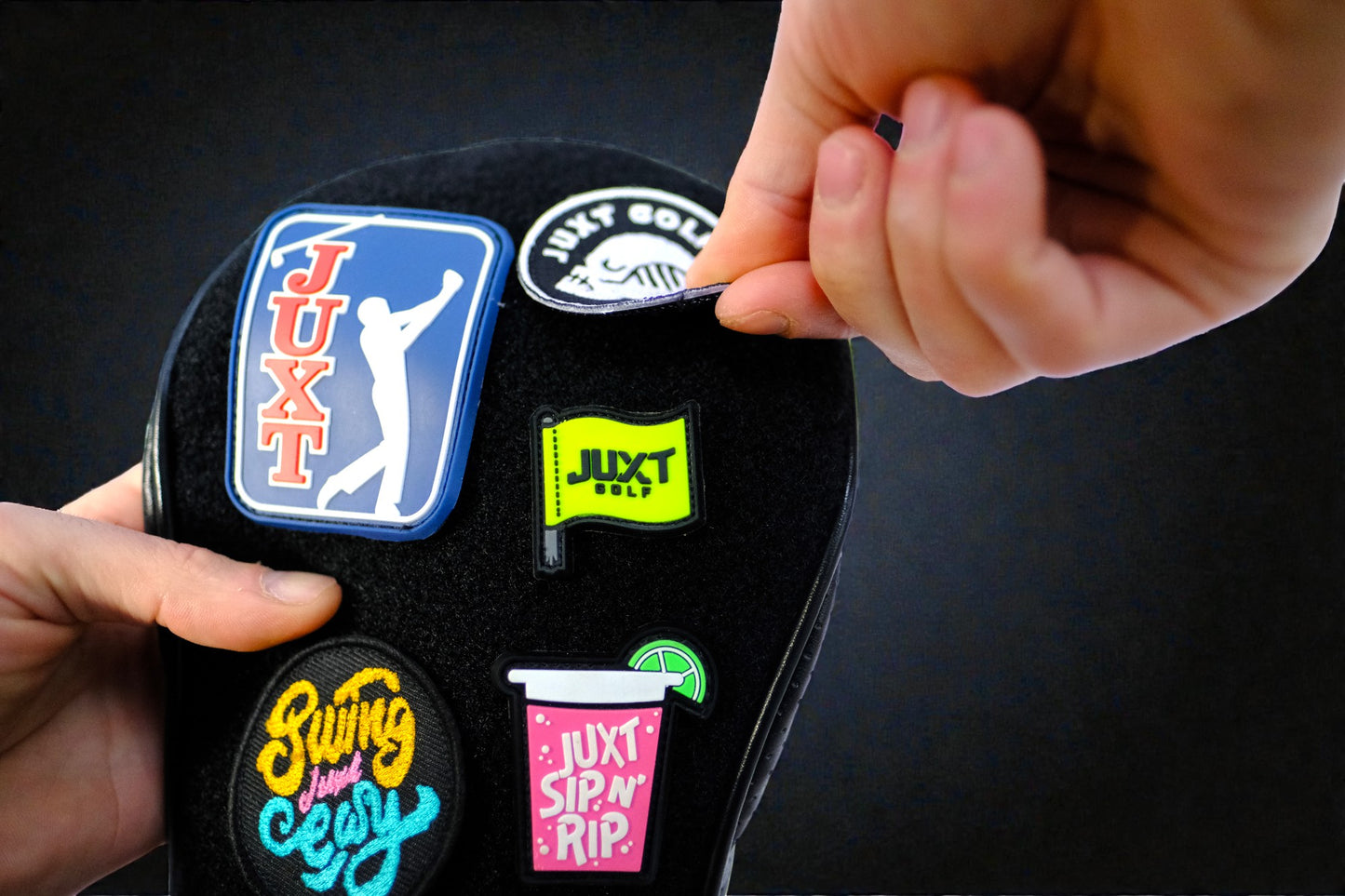 JUXT 'Stick It' Driver Headcover: PICK ANY 6 PATCHES