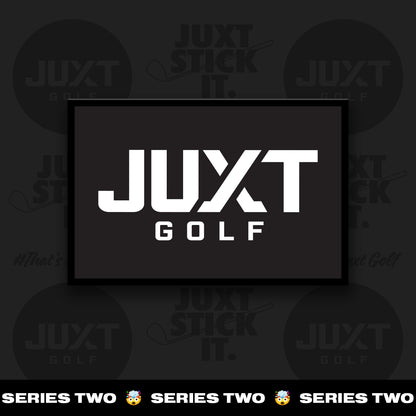 JUXT Logo B&W 3D Golf Morale Patch