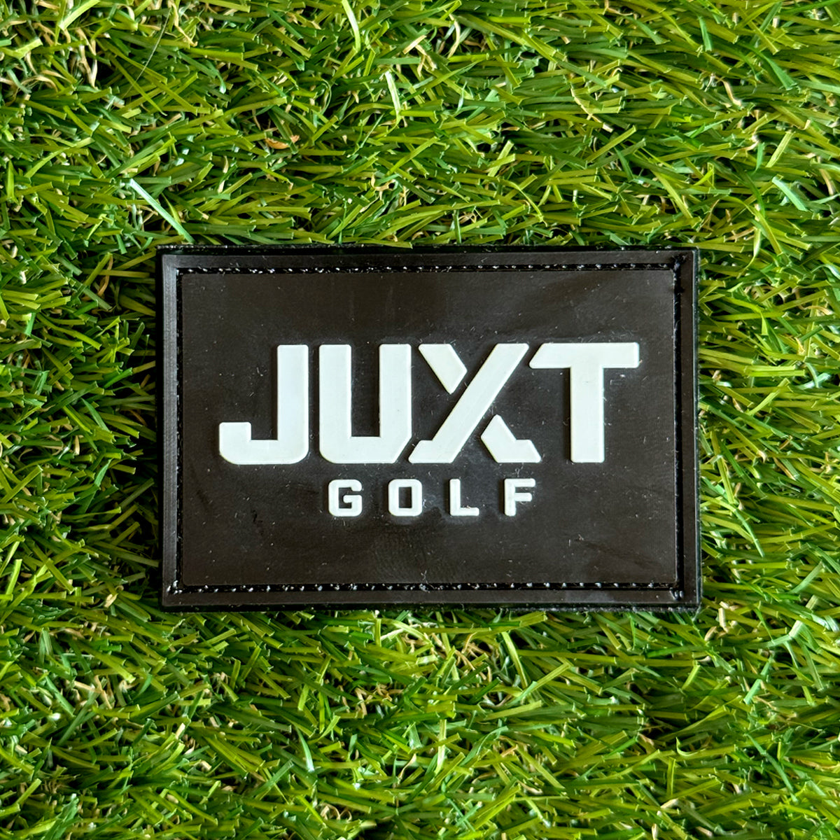 JUXT Logo B&W 3D Golf Morale Patch