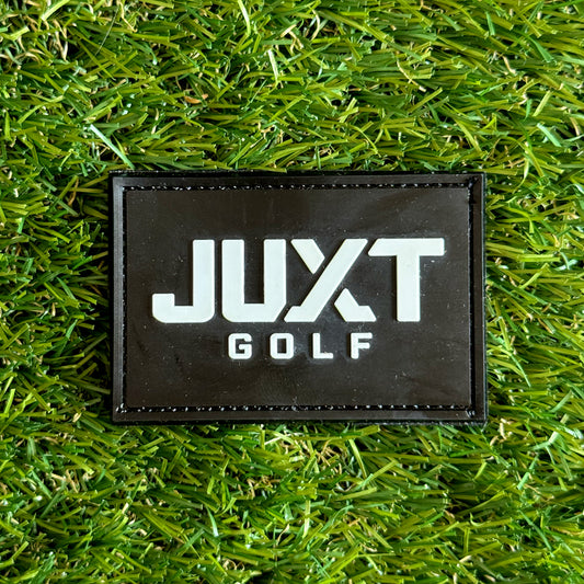 JUXT Logo B&W 3D Golf Morale Patch